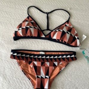 Seafolly geometric bikini. US size 10. Never worn. New with tags.